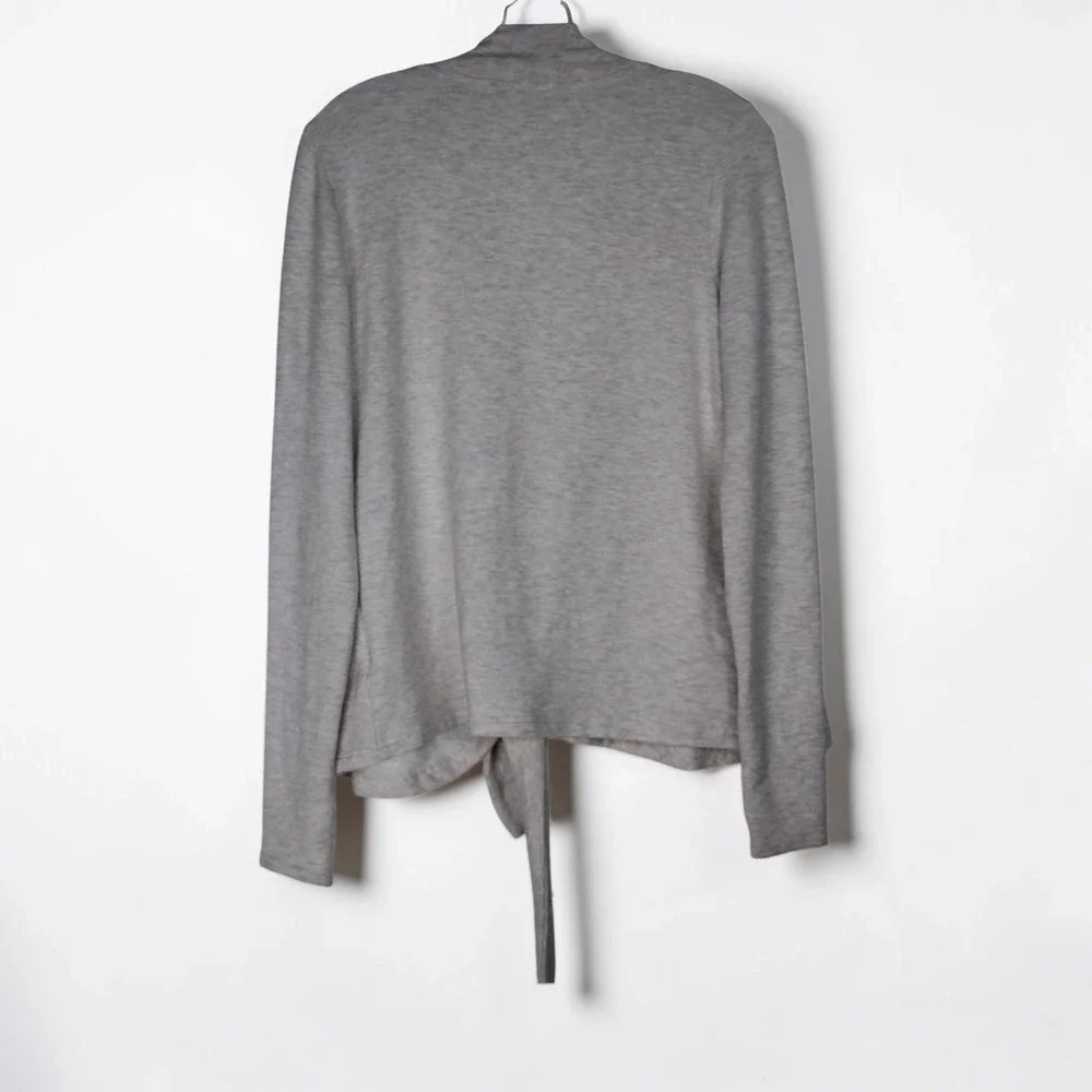 Athleta‎ Women's Gray Tie Front Long Sleeve Cardigan Size XS